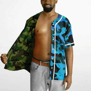 เสื้อเบสบอลซอฟต์บอลแบบกำหนดเองสำหรับทีม เสื้อเบสบอลแขนสั้นแบบกำหนดเอง เสื้อยืดติดกระดุม - Product Image 5