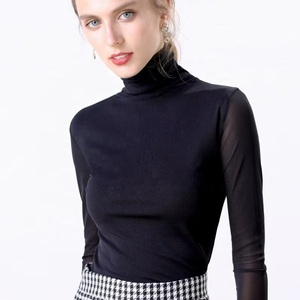 Women <b>Tops</b> Long Sleeve Women Fashion Ladies t Shirt Choker Blouse - Product Image 4