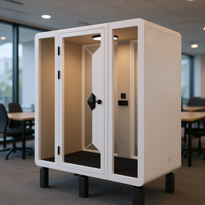Cabinas Acústicas Duo HIPOD para Oficinas en el Hogar y Espacios Comerciales - Muebles Modulares para un Mejor Entorno de Trabajo - Product Image 3