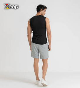กางเกงขาสั้นผู้ชาย XEEP แบบลำลอง น้ำหนักเบา คุณภาพสูง แห้งเร็ว ระบายอากาศดี มีเชือกผูก ผลิตจากผ้าถัก บริการ OEM - Product Image 2