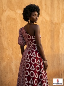 Tela de Felpa Coral con Estampado Africano Personalizado de Alta Calidad de Kenia, Tela Tradicional Holandesa Resistente a las Manchas para Niños, OEM ODM - Product Image 6