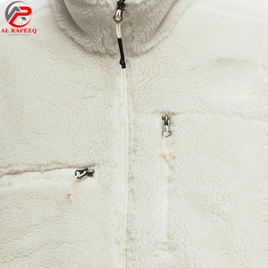 Veste en polaire Sherpa pour homme, surdimensionnée, légère, design personnalisé OEM, haute qualité, fermeture éclair intégrale, polaire Teddy, hiver - Product Image 3