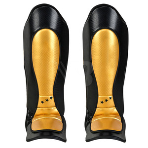 Espinilleras con Logotipo Personalizado Más Vendidas, Totalmente Personalizables, Transpirables, Protección Integral, para Entrenamiento de Muay Thai y Boxeo - Product Image 5