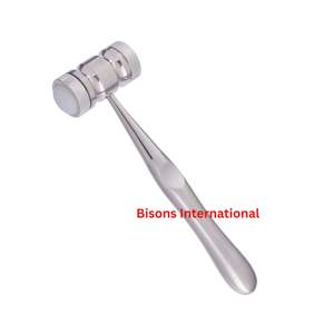 Martillo Ortopédico Manual BISONS, Instrumento de Percusión Quirúrgica de Grado Médico, Acero Inoxidable - Product Image 3