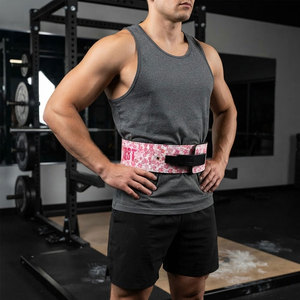 Ceinture de soutien lombaire en cuir large de 4 pouces, enveloppante, avec boucle à verrouillage automatique, respirante, protection robuste - Product Image 3