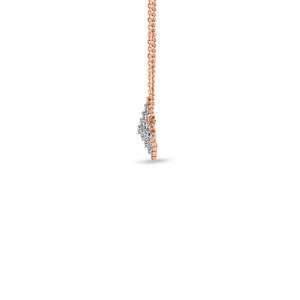 Pendentif carré en diamant de laboratoire dans un or massif 18 carats, style luxueux - Product Image 6