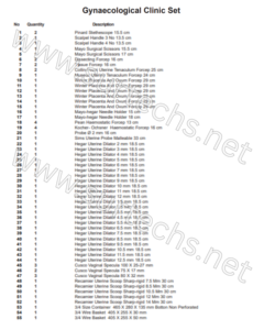 Juego de Instrumentos para Clínica Ginecológica, Instrumentos de Examen Ginecológico de Acero Inoxidable, Kit con Certificación CE - Product Image 5