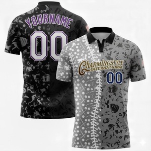 เสื้อโปโลทรงเข้ารูปผ้าโพลีเอสเตอร์ขนาดใหญ่พิเศษ พิมพ์ลายดิจิทัลโลโก้แบบกำหนดเอง คุณภาพสูง ระดับพรีเมียม ด้วยเทคนิคการพิมพ์แบบซับลิเมชั่น - Product Image 5