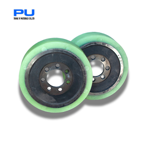 Roulement d'entraînement résistant à l'usure de roue de chariot élévateur de polyuréthane de noyau en acier de haute qualité pour des attachements de chariot élévateur - Product Image 4