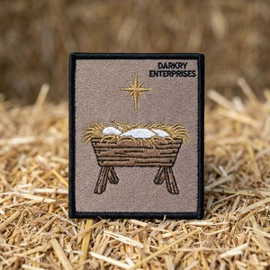 Parche Bordado a Máquina con Diseño de Tableta de Piedra de los Diez Mandamientos en Tela Color Bronceado Personalizada, para Coser o Planchar en Uniformes, Chaquetas, Bolsos y Ropa - Product Image 5