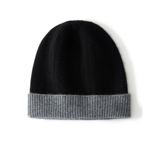 Gorro Unisex de Jacquard 100% Acrílico, Color Sólido, Puño en Contraste, para Esquí, Invierno, Casual, Talla Adulto 56-58CM - Product Image 5