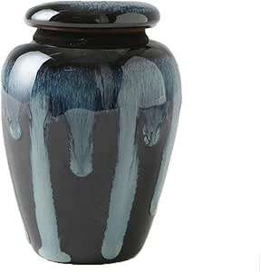 โกศบรรจุอัฐิขนาดเล็ก สีดำ ทำจากอะลูมิเนียม รูปทรงรี ผิวเคลือบเงาสะท้อนแสง โกศอะลูมิเนียมขนาดเล็กสำหรับเก็บอัฐิ - Product Image 2