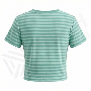 เสื้อครอปผู้หญิง ผ้าฝ้ายคุณภาพพรีเมียม ทรงโอเวอร์ไซส์ ทันสมัย สวมใส่สบาย เหมาะกับการออกกำลังกาย เสื้อยืดแฟชั่น - Product Image 2