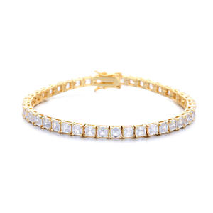Luxury <b>White</b> Gold <b>Bracelet</b> With Pear Cut Fancy Diamonds Rhodium Plated Women's Everyday Wear Jewelry Available for Best Price - Product Image 1
