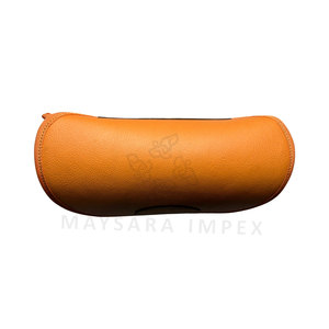 Bolsa de Caza al por Mayor de Cuero Marrón 100% Cuero Original, Funda Acolchada, Estuche Corto, Forrada con Sherpa - Product Image 3