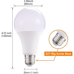 9W RGB LED Light <b>Bulbs</b> 40W Equivalent A19 E27/<b>E26</b> 6500K Warm White 16-Color Multicolor Smart <b>Bulbs</b> RGB Color Changing - Product Image 2
