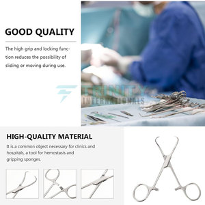 Pinzas Quirúrgicas de Precisión para Toallas, Pinzas para Toallas de Manejo Suave, Pinzas para Toallas de Diseño Duradero para Clínica - Product Image 6