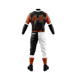 Ensemble d'uniformes de baseball personnalisés respirants imprimés, couleur unie, 100 % polyester, logo personnalisé, manches courtes, unisexe adulte, best-seller - Product Image 6