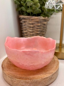 Tazones para Servir de Resina Pulida Hechos a Mano, Tazones Redondos Grandes para Frutas y Ensaladas en Varios Colores, Alta Calidad para Fiestas, Empaquetados en Cartón - Product Image 2