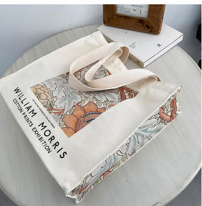 Sac fourre-tout en toile décontracté grande capacité pour femme, sac à bandoulière polyvalent, sac à déjeuner portable, sac à bento, sac à couches pour maman avec fermeture éclair - Product Image 5