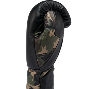 Fabrication en usine de gants de boxe sur mesure, 100% cuir véritable, professionnels, à lacets. - Product Image 6