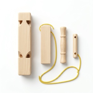 Silbato de Tren de Madera con Logotipo Personalizado, Juguete Educativo con Sonido, Recuerdo para Fiestas, Artículo de Regalo - Product Image 1