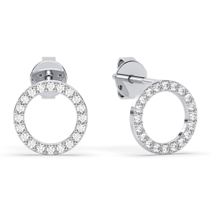 REYES Manufacturer Round Cut 0.28 Carat CVD Lab Grown Diamond <b>Screw</b> <b>Back</b> Stud <b>Earrings</b> in 14K Solid <b>Gold</b> Custom Jewelry - Product Image 5