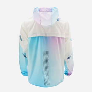Chaqueta Deportiva Transpirable de Secado Rápido para Hombre, con Capucha, Diseño Colorido, de Poliéster y Elastano, para Otoño - Product Image 3