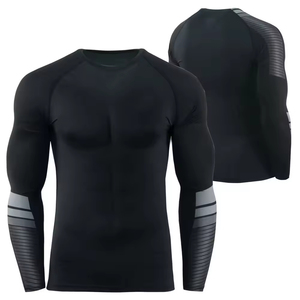 Rashguard de MMA y BJJ de Alta Calidad 2026, Manga Larga, Fabricantes OEM, con su Logotipo, Rashguard para Hombre - Product Image 4
