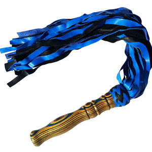 Fouet flexible avec pompons lisses et poignée antidérapante pour taquiner et frapper, crée des sensations électrifiantes - Produits équestres - Product Image 5