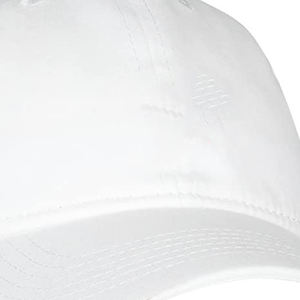 Gorra de Béisbol Unisex Blanca de 6 Paneles, Gorra Casual Ajustada de Algodón, Color Sólido, Talla Adulto - Product Image 4