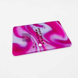 Acrylic Lash <b>Box</b> Rectangle Portable Magnetic Palette <b>Pink</b> Marble Design Just Pray About It Print Beauty <b>Tool</b> - Product Image 2