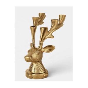 Candelabro de Aluminio Hecho a Mano con Forma de Ciervo, Decoración Navideña, para Bodas, Fiestas, Centro de Mesa - Product Image 2