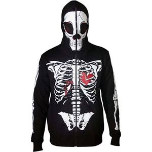 Veste à capuche zippée pour homme, sweat-shirt à capuche en polaire avec poches kangourou, tenue décontractée urbaine - Product Image 1