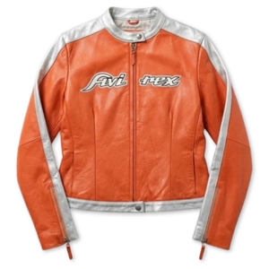 เสื้อแจ็คเก็ตหนังสีส้มสไตล์ Avirex ยุค 90s ของทิโมธี ชาลาเมต์ ทีม Knicks สำหรับการแข่งขันเพลย์ออฟ  แฟชั่นสตรีทแวร์คนดัง  วัฒนธรรมบาสเกตบอล - Product Image 2