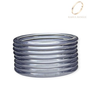 Premium Quality High Selling Kashmiri Jelly Grey Acrylic <b>Bangles</b> Set Stylish <b>Bracelet</b> Jewellery for Women at Wholesale Price - Product Image 4