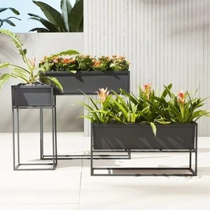 Maceta Metálica Premium Decorativa para Interiores y Exteriores, Elegante Maceta de Jardín para Decoración del Hogar, Balcón, Sala de Estar y Oficina - Product Image 2