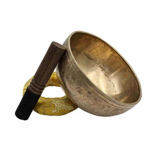Ensemble de bols chantants tibétains faits à la main pour la méditation et la sonothérapie, instrument de thérapie sonore en bronze pur de haute qualité pour le yoga - Product Image 4