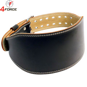 OEM Factory Custom Logo Genuine Leather Powerlifting Belt Heavy Duty Weightlifting Belt Gym Belt Wholesale Manufacturer - Product Image 4