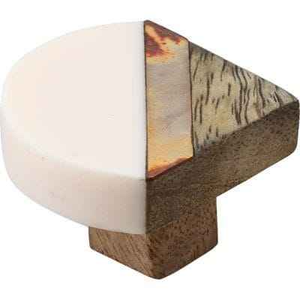 Handcrafted Resin Wood Door <b>Knob</b> with Decoupage Technique Customized Shape Model Pattern Durable Eco-Friendly Home Decor - Product Image 3