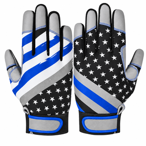 Gants de frappe en cuir SINEWY SPORTS, design drapeau américain, main droite, unisexe adulte, fermeture auto-agrippante, respirants, pour l'entraînement - Product Image 6