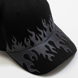 2026 low MOQ trending distressed washed design fully customization <b>flat</b> top Baseball Caps with metal dot for Brands OEM ODM - Product Image 5