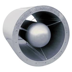 Silenciador de ventilador industrial circular 3JW-878540 VIM SIL CZO con Ogoive D 1250mm L 1875mm - Product Image 1