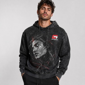 Sweat à capuche délavé pour homme Signature – Qualité supérieure, style streetwear vintage, avec logo personnalisé, service OEM, tailles OEM, marque privée - Product Image 1