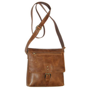 Bolso de Hombro de Cuero para Mujer con Asa Superior y Compartimentos con Cremallera, Bolso Bandolera Clásico para Oficina, Viajes y Uso Diario - Product Image 2