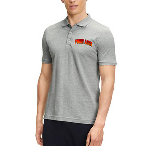 Polo à manches longues personnalisé avec logo pour hommes, vêtements de travail, t-shirts décontractés pour hommes - Product Image 4