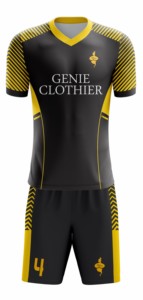 Conjuntos de Uniformes de Fútbol Personalizados - Alta Calidad, 100% Poliéster, Impresos, Elásticos, de Secado Rápido, Sin Mangas, Colores y Diseños Personalizados - Product Image 5