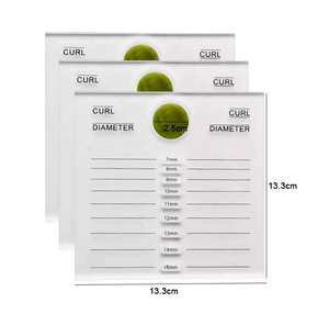 Custom Printed Frosted Acrylic Eyelash Tile Organizer with Flower <b>Glue</b> Cups Holder Professional <b>Lash</b> <b>Extension</b> Strips Scales - Product Image 2