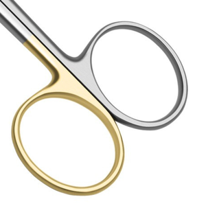 Ciseaux Iris Supercut Series 4,5″ à pointe droite, ciseaux chirurgicaux pour la dissection de tissus fins, en acier inoxydable, de précision, pour usage médical - Product Image 5