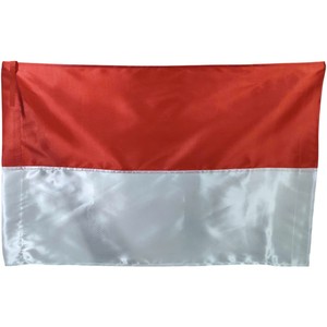Drapeau national du Vietnam en satin rouge rectangulaire, durable pour l'extérieur, imprimé en sérigraphie, pour activités promotionnelles - Product Image 2